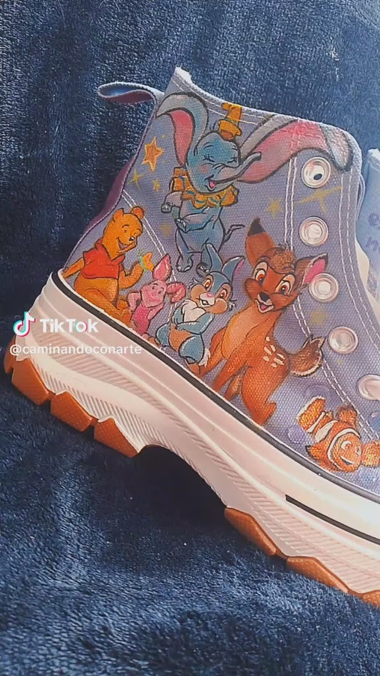 Botas deportivas Lona plataforma disney