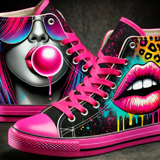 Botas deportivas mujer chicle rosa