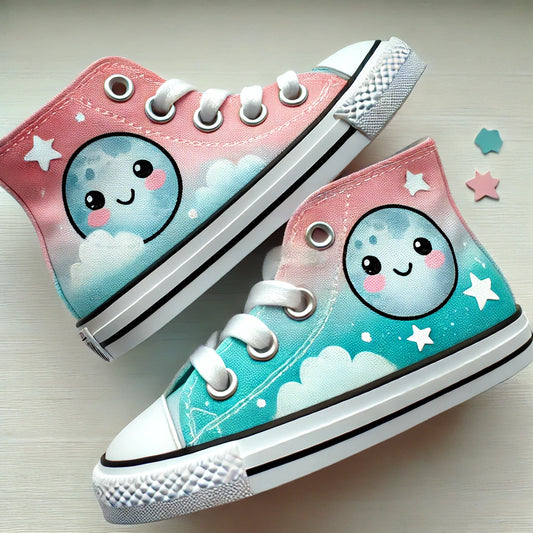 Botas infantiles lunas